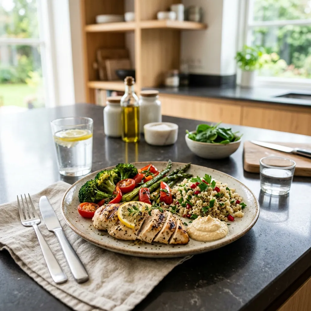 Ejemplo de preparación de comidas ricas en proteínas