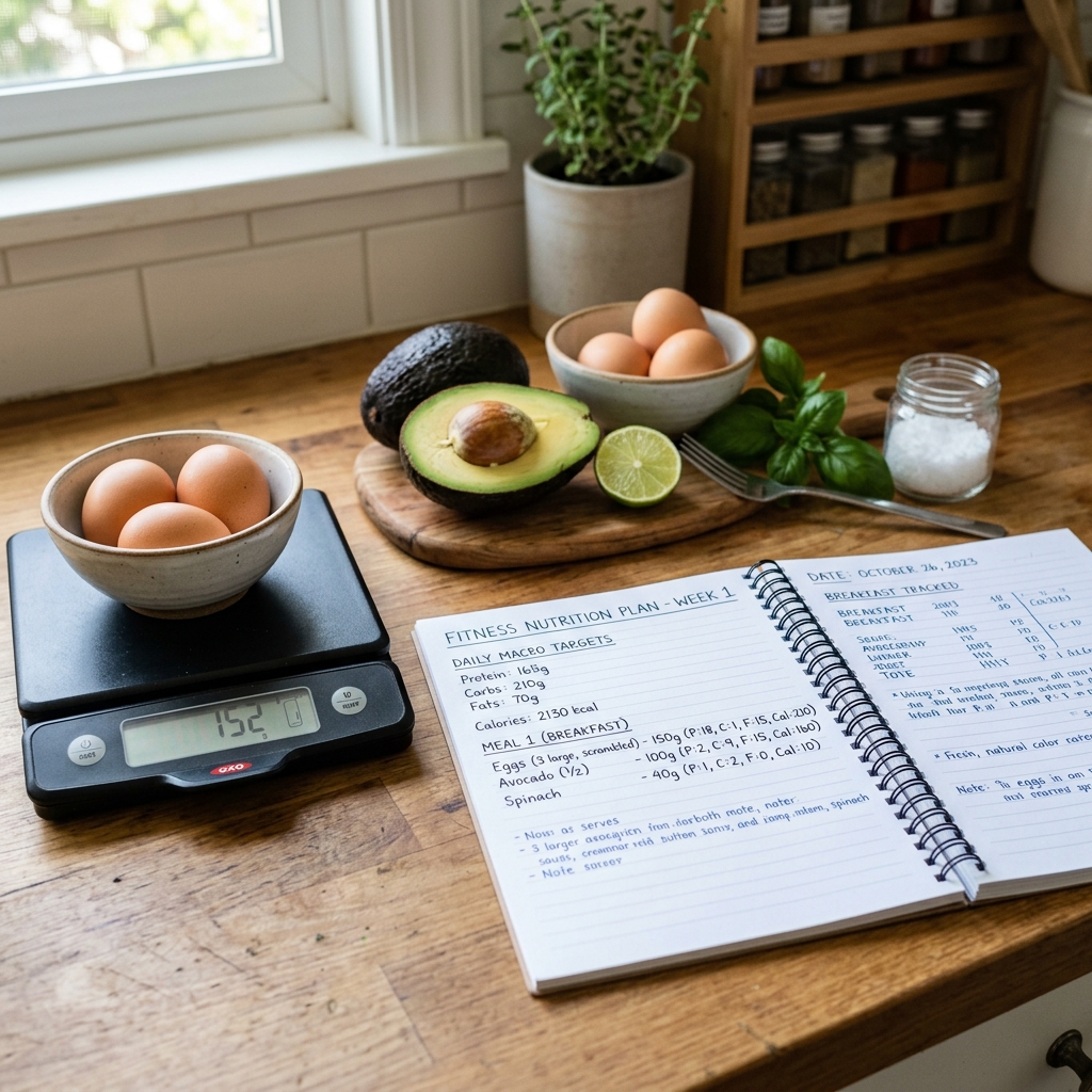 Nutrition and macro tracking setup